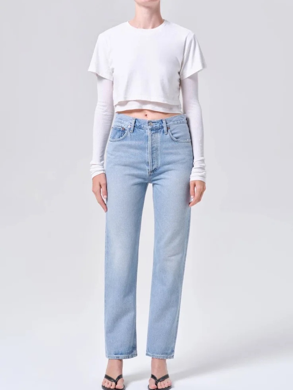 AGOLDE 90s Pinch Waist High Rise Straight Jean